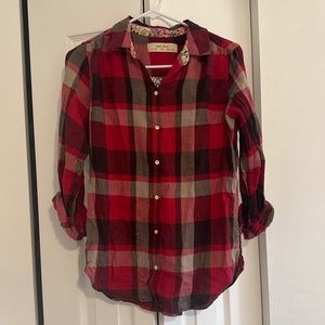 Anthropologie Flannel Shirt